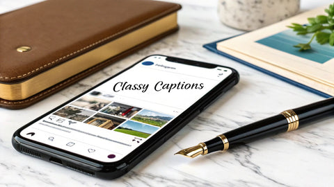 8 Types of Classy Captions for Instagram (2025 Guide)